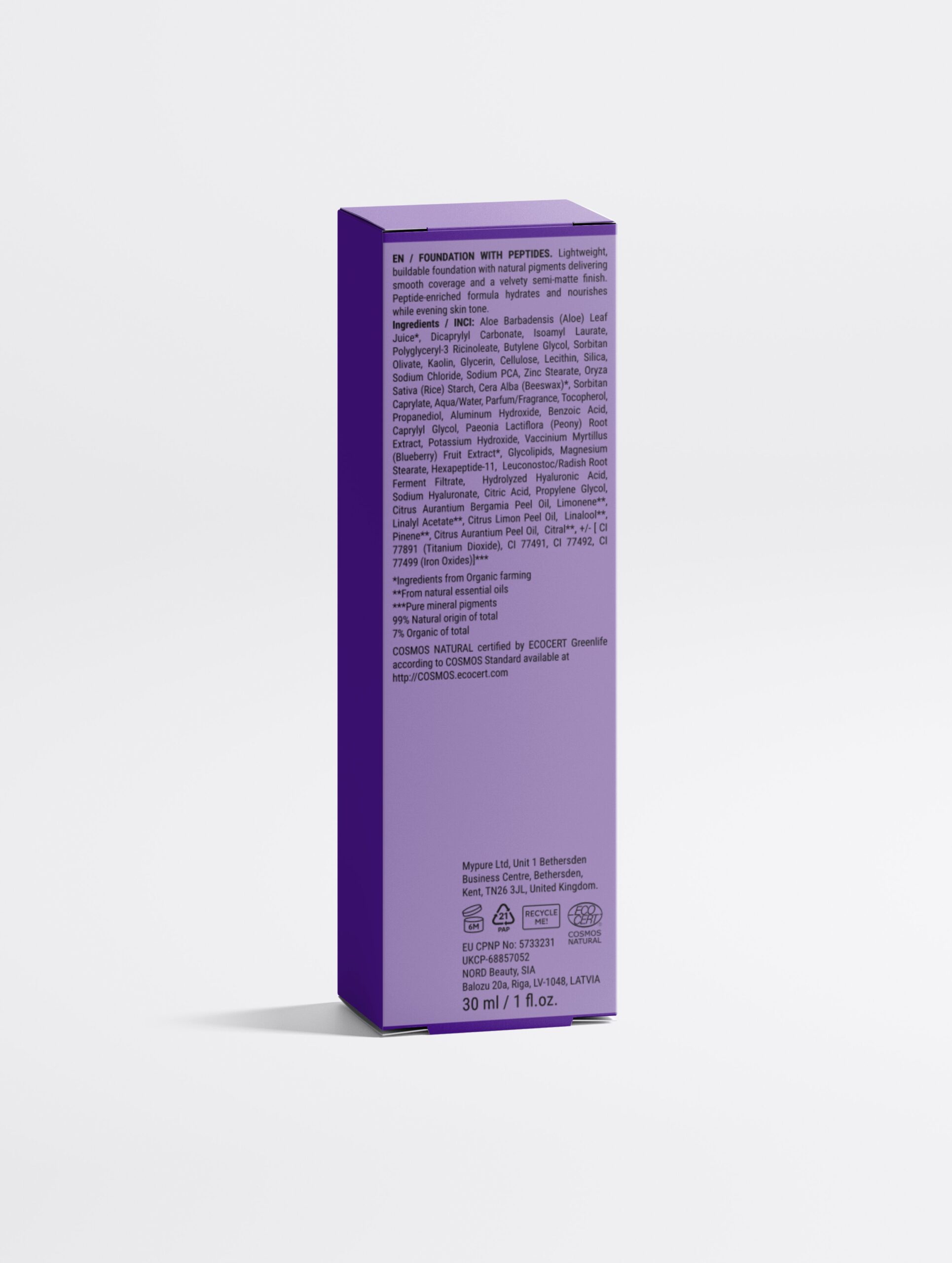 Foundation with Peptides, 20 Medium Neutral - Image 3